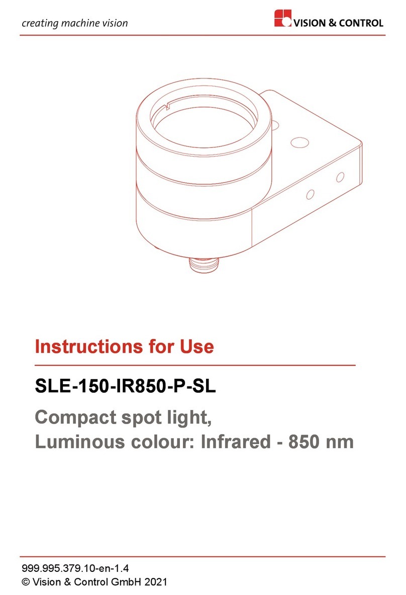 Vision & Control SLE-150-IR850-P-SL User manual