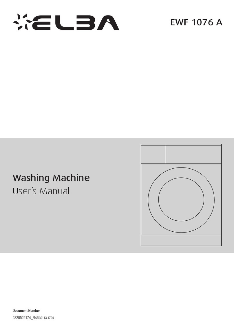Elba EWF 1076 A User manual Elba EWF 1076 A User manual