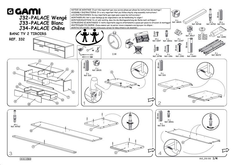 Gami J32 332 Assembly instructions Gami J32 332 Assembly instructions