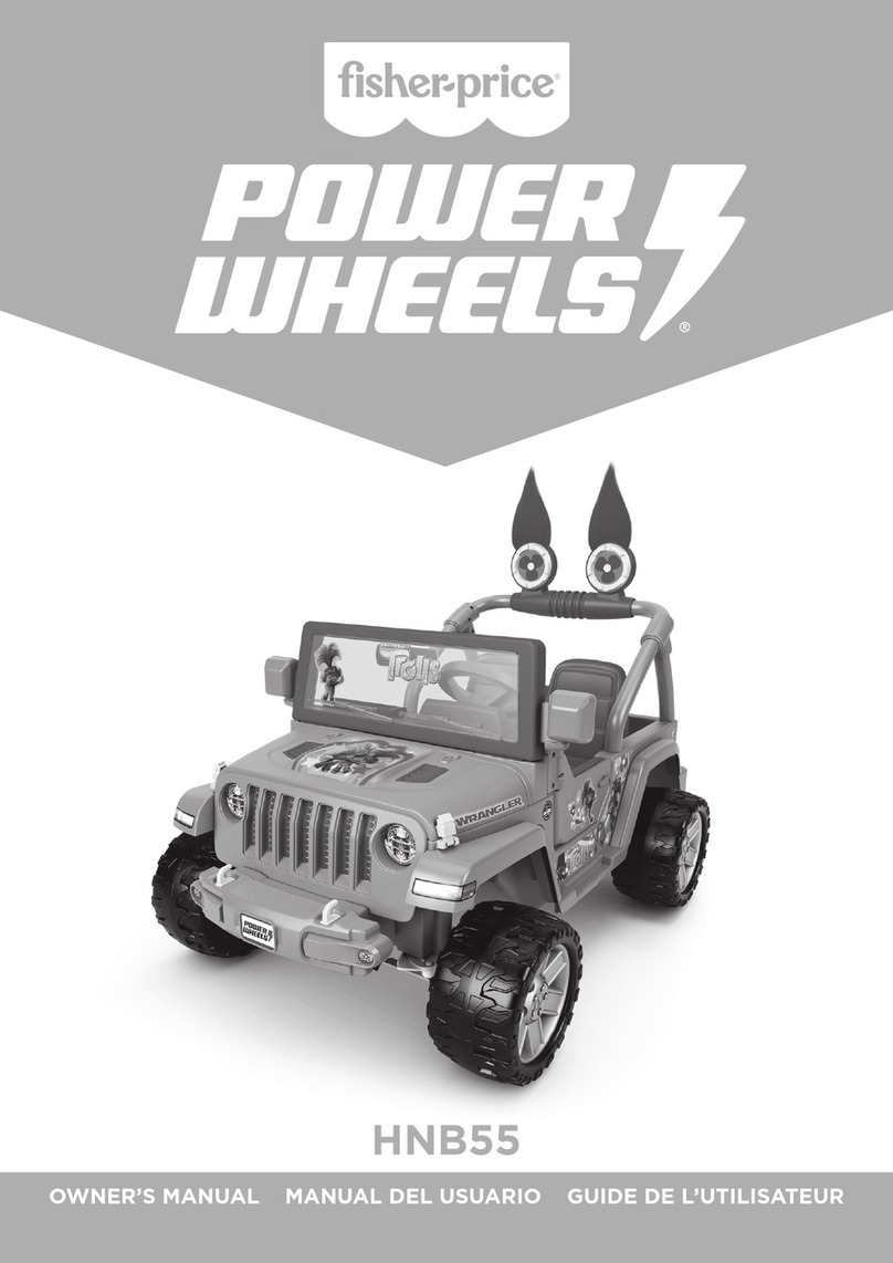 Fisher-Price POWER WHEELS HNB55 owner's manual