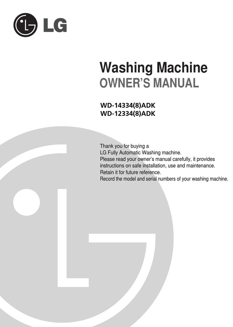 LG WD-14334ADK User manual
