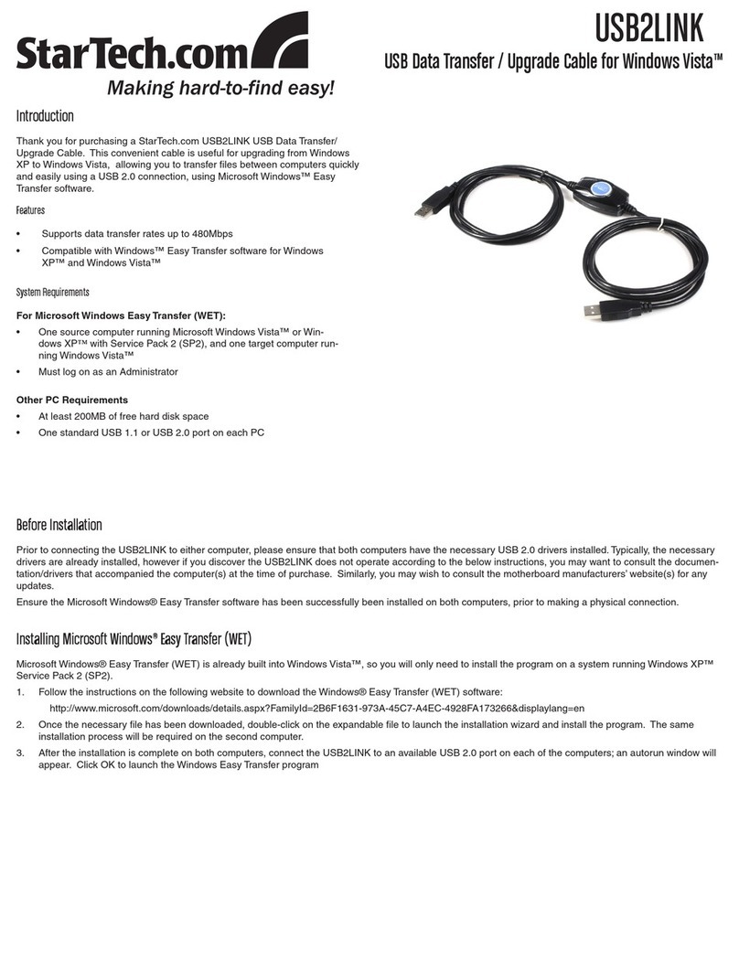 StarTech.com USB2LINK manual
