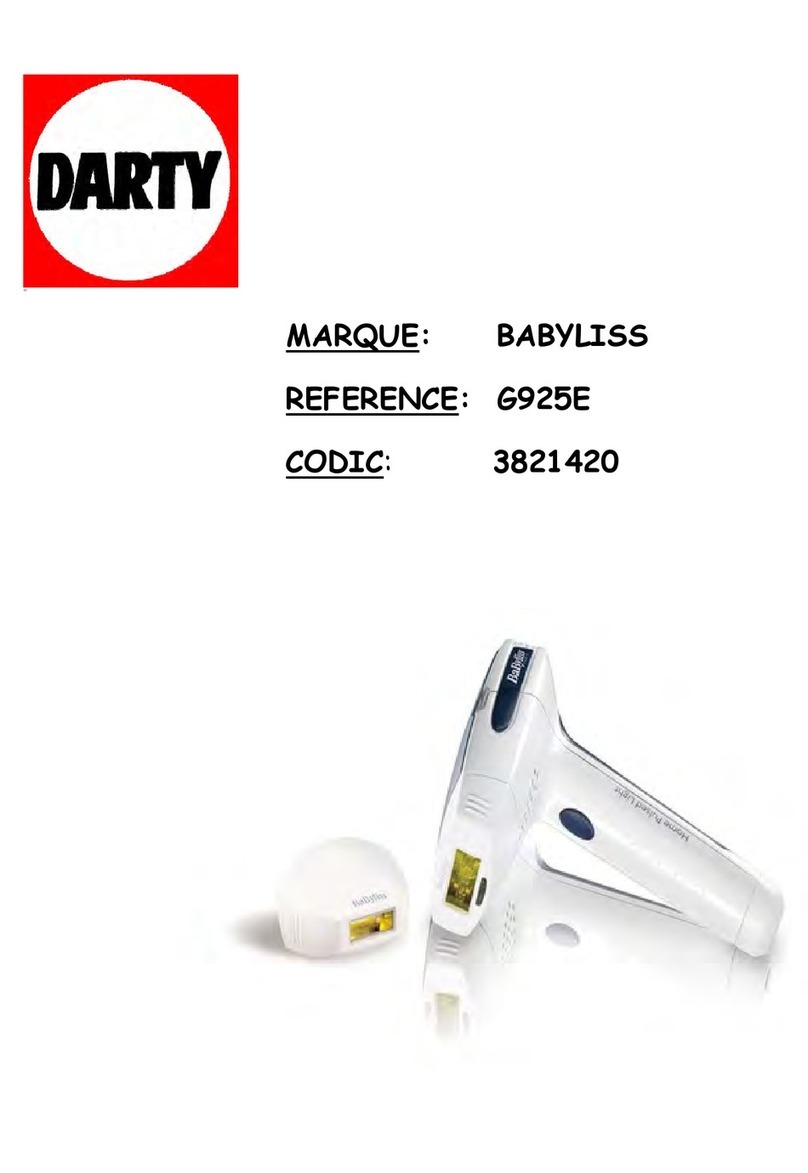 BaByliss G925E User manual