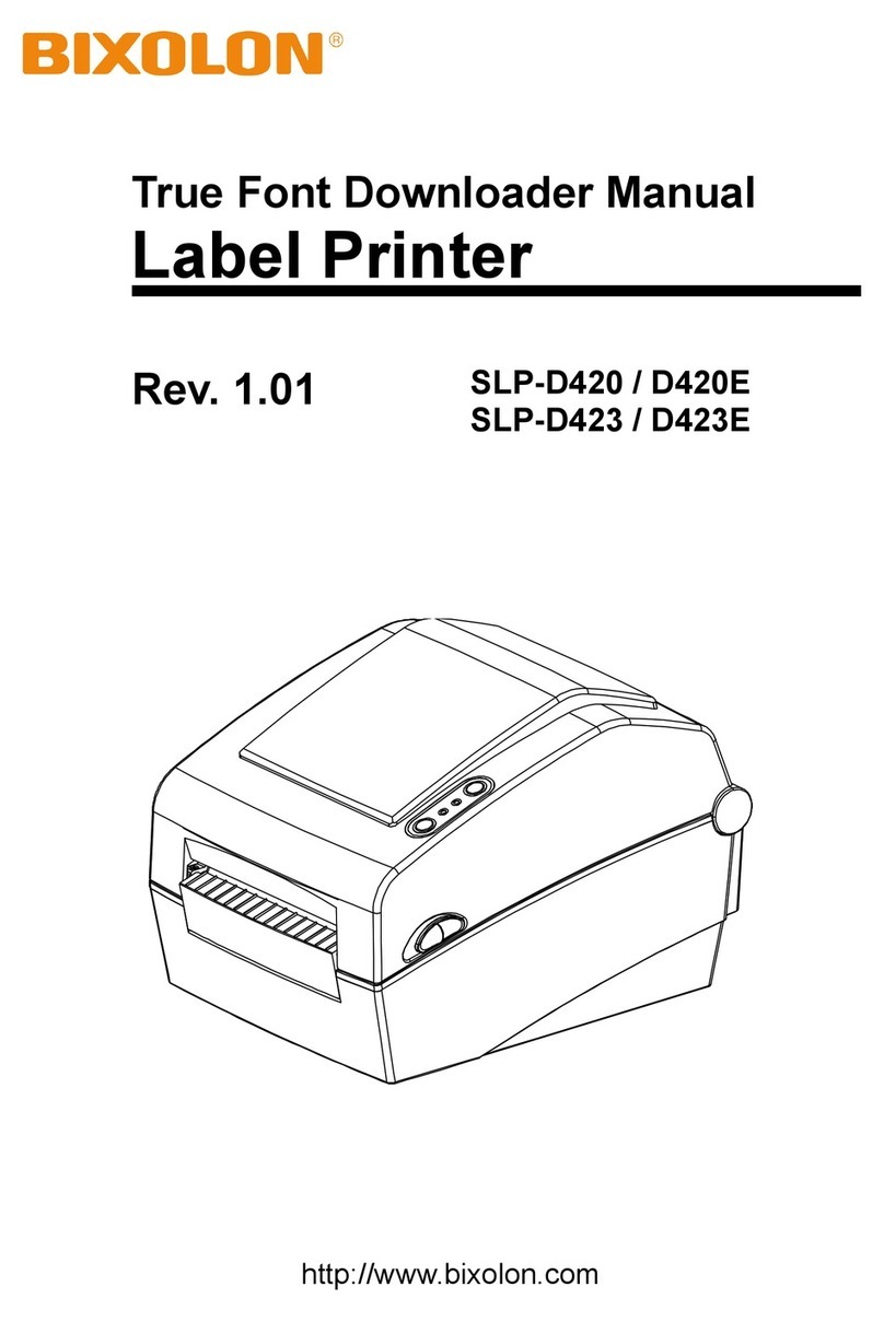 BIXOLON SLP-D420E User manual