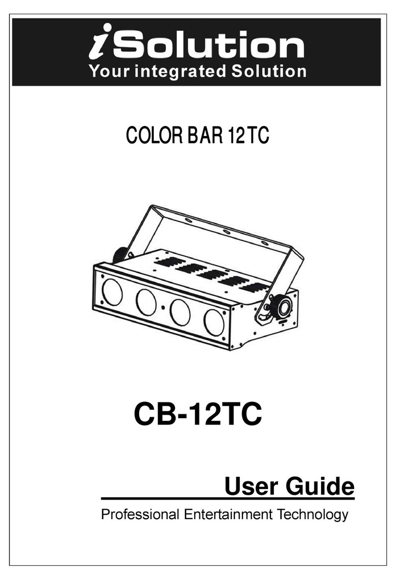 iSolution COLOR BAR 12TC User manual