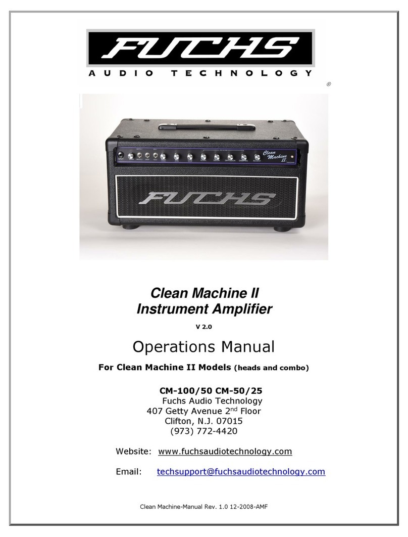 FUCHS Clean Machine II Operation manual