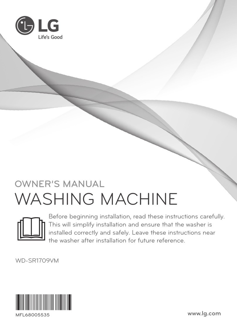 LG WD-SR1709VM owner's manual