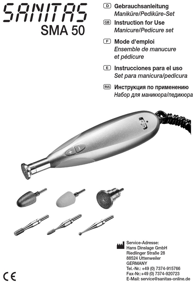Sanitas SMA 50 Instructions for use