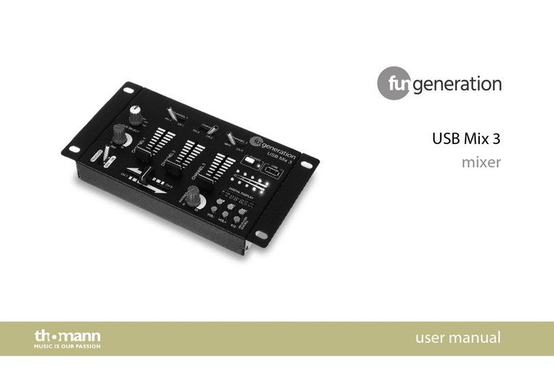 thomann fungeneration USB Mix 3 User manual