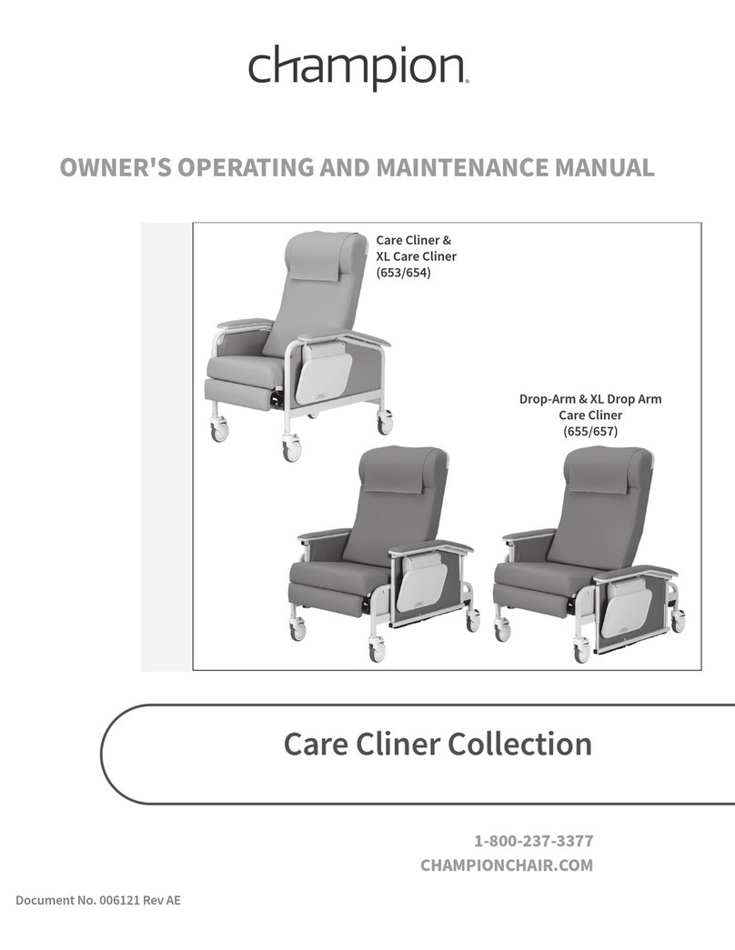 Champion Care Cliner Operation manual Champion Care Cliner Operation manual