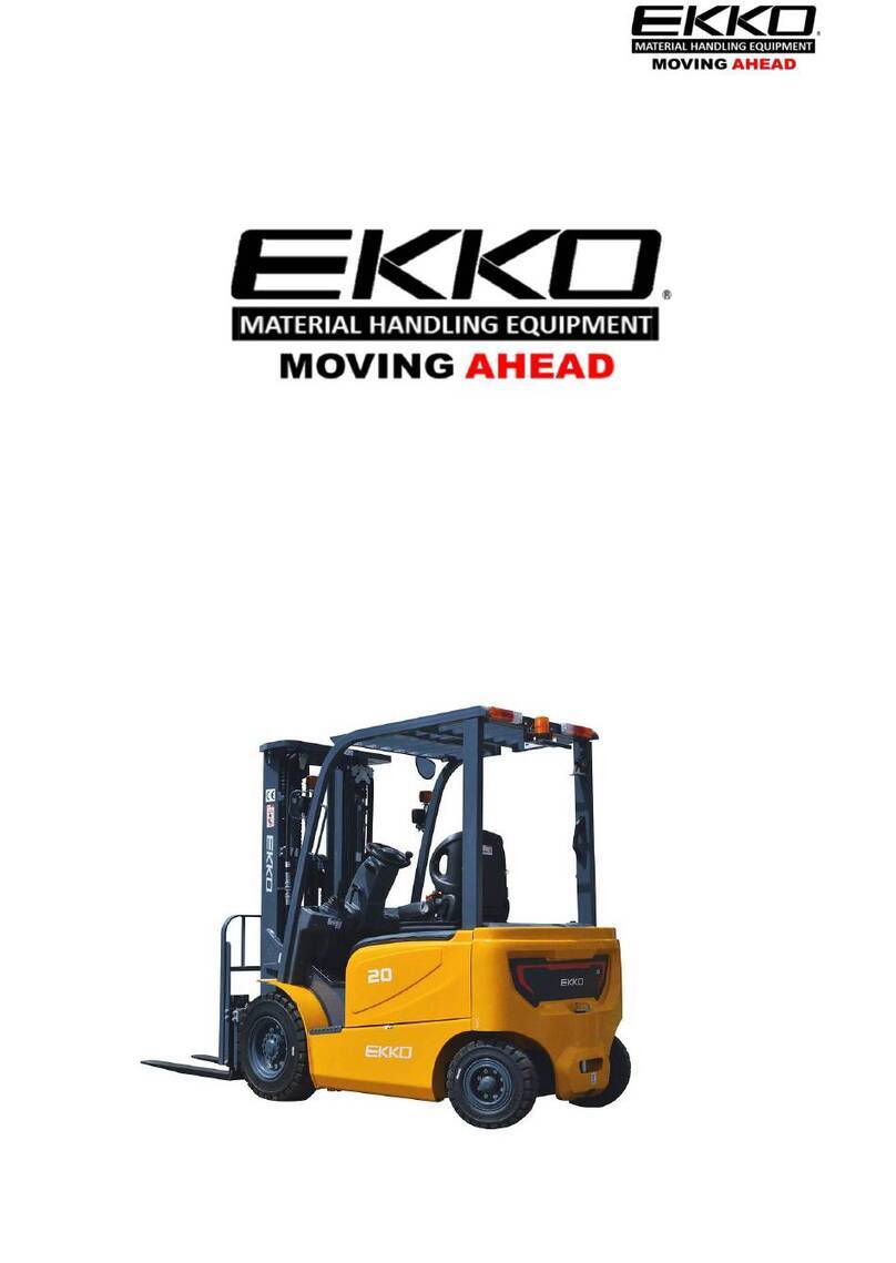 EKKO EK18GS Operation and maintenance manual