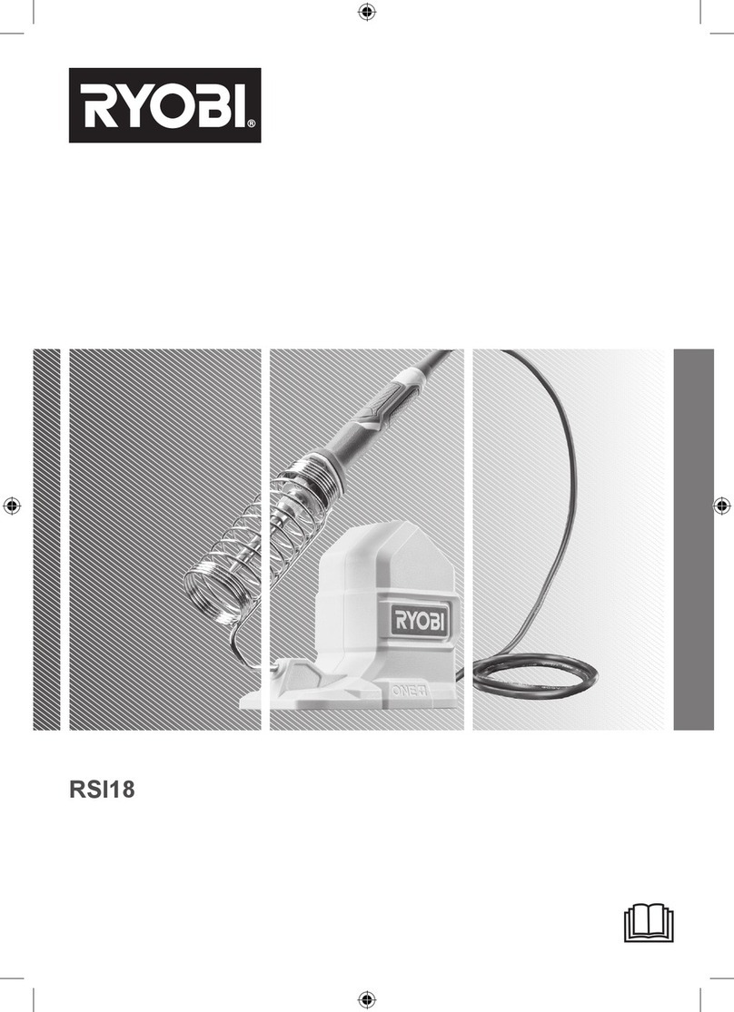 Ryobi ONE+ RSI18 User manual