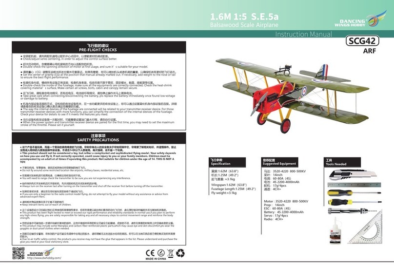 Dancing Wings SCG42 instruction manual