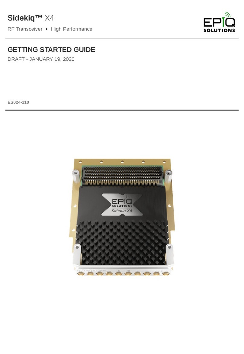 Epiq Solutions Sidekiq X4 User manual