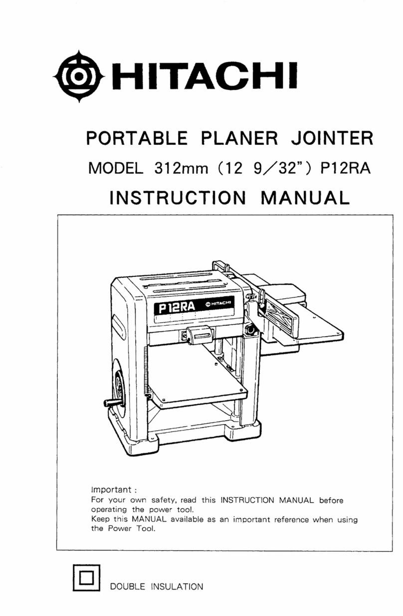 Hitachi P 12RA User manual