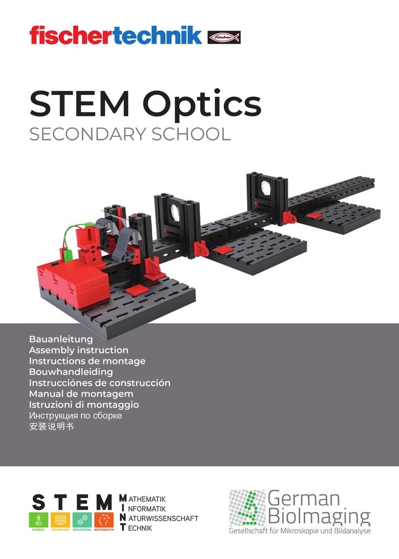 fischertechnik STEM Optics SECONDARY SCHOOL Assembly instruction fischertechnik STEM Optics SECONDARY SCHOOL Assembly instruction