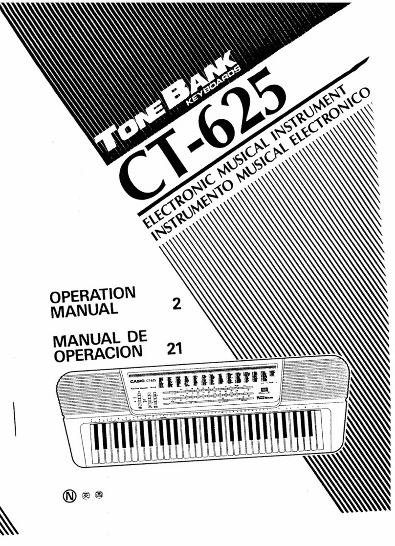 Tone Bank CT-625 Operation manual