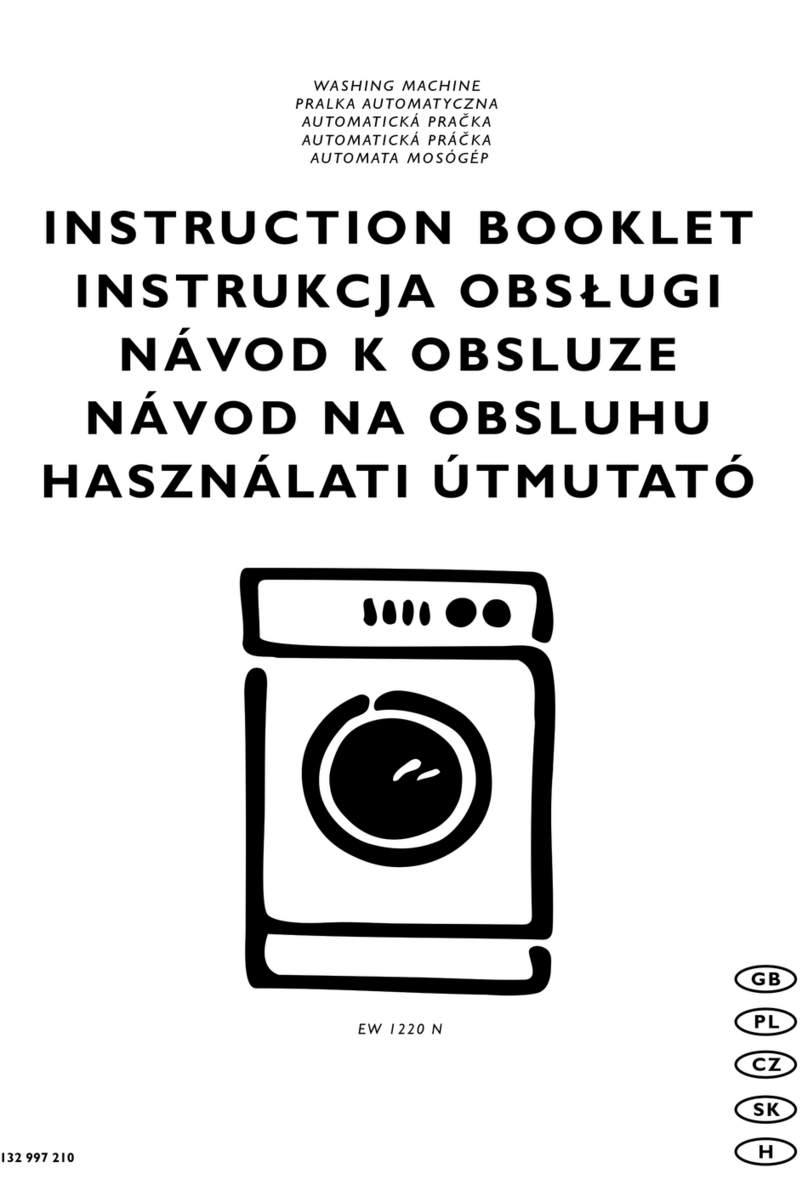 Electrolux EW1220N User manual Electrolux EW1220N User manual