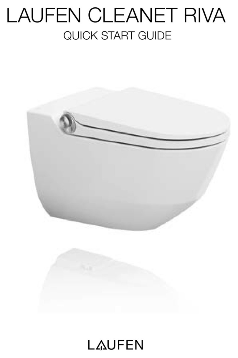 Laufen CLEANET RIVA User manual
