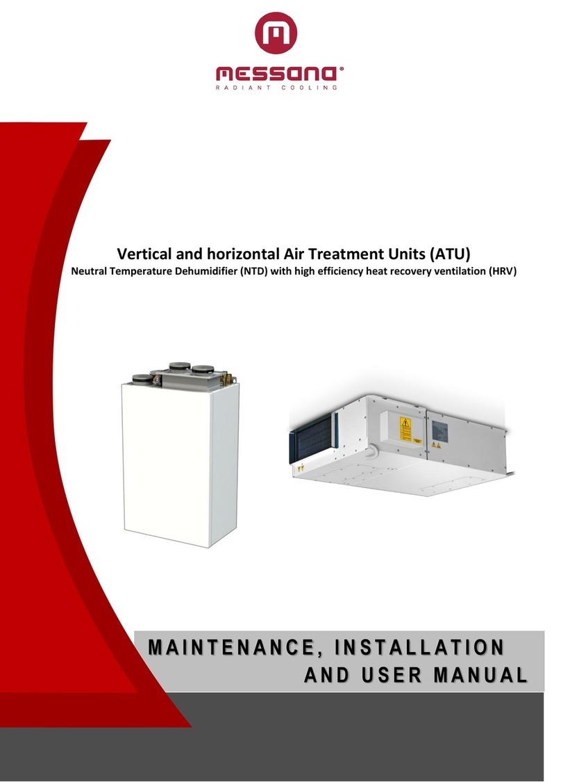 Messana ATU150H Operation, maintenance & installation manual