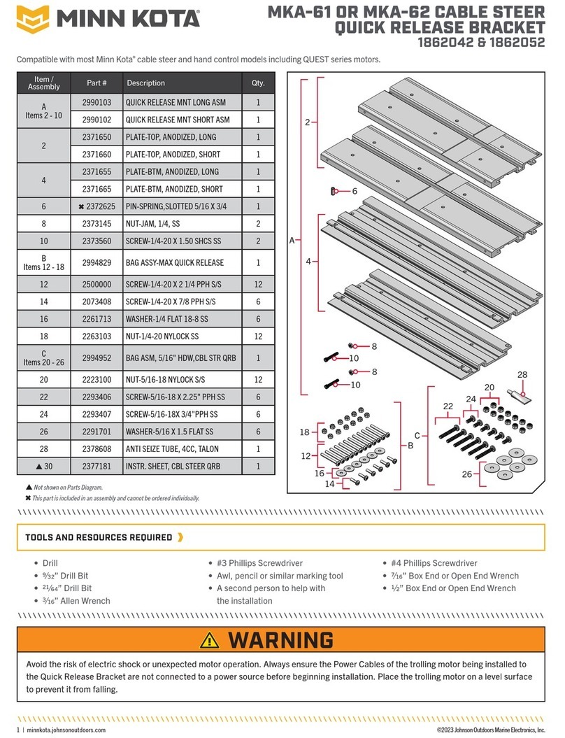 MINN KOTA MKA-61 manual
