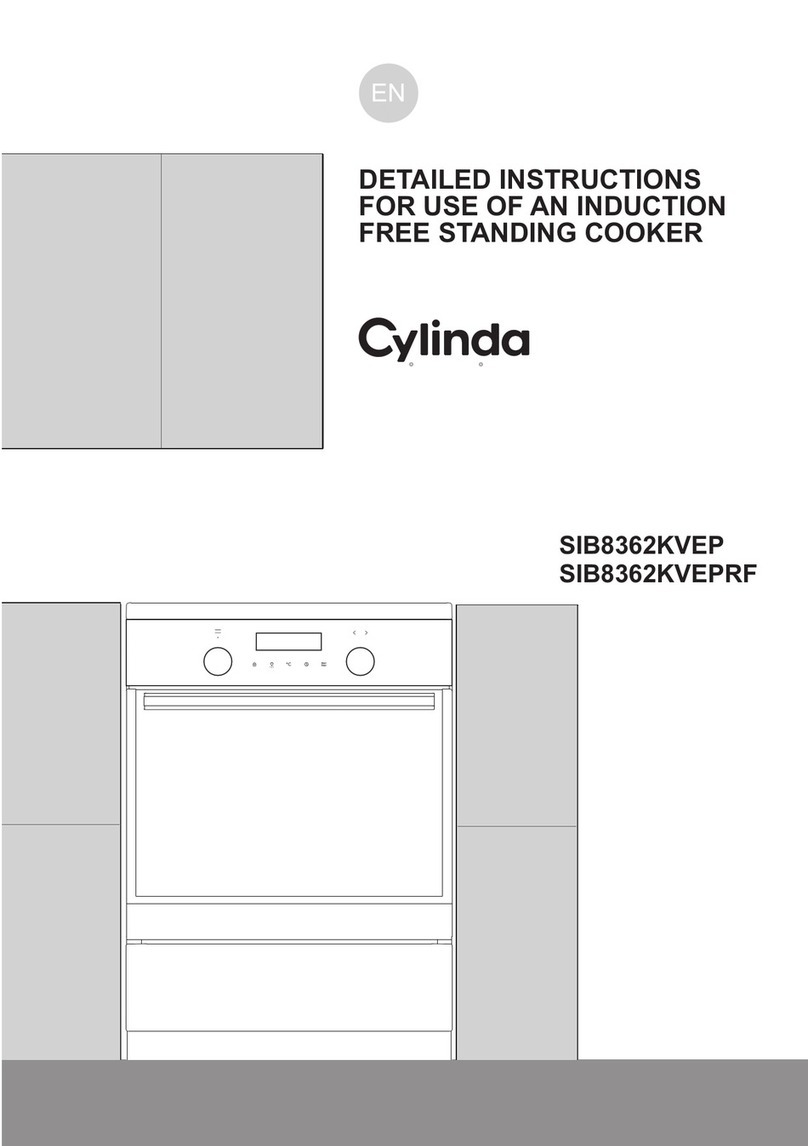 Cylinda SIB8362KVEP Detailed instructions