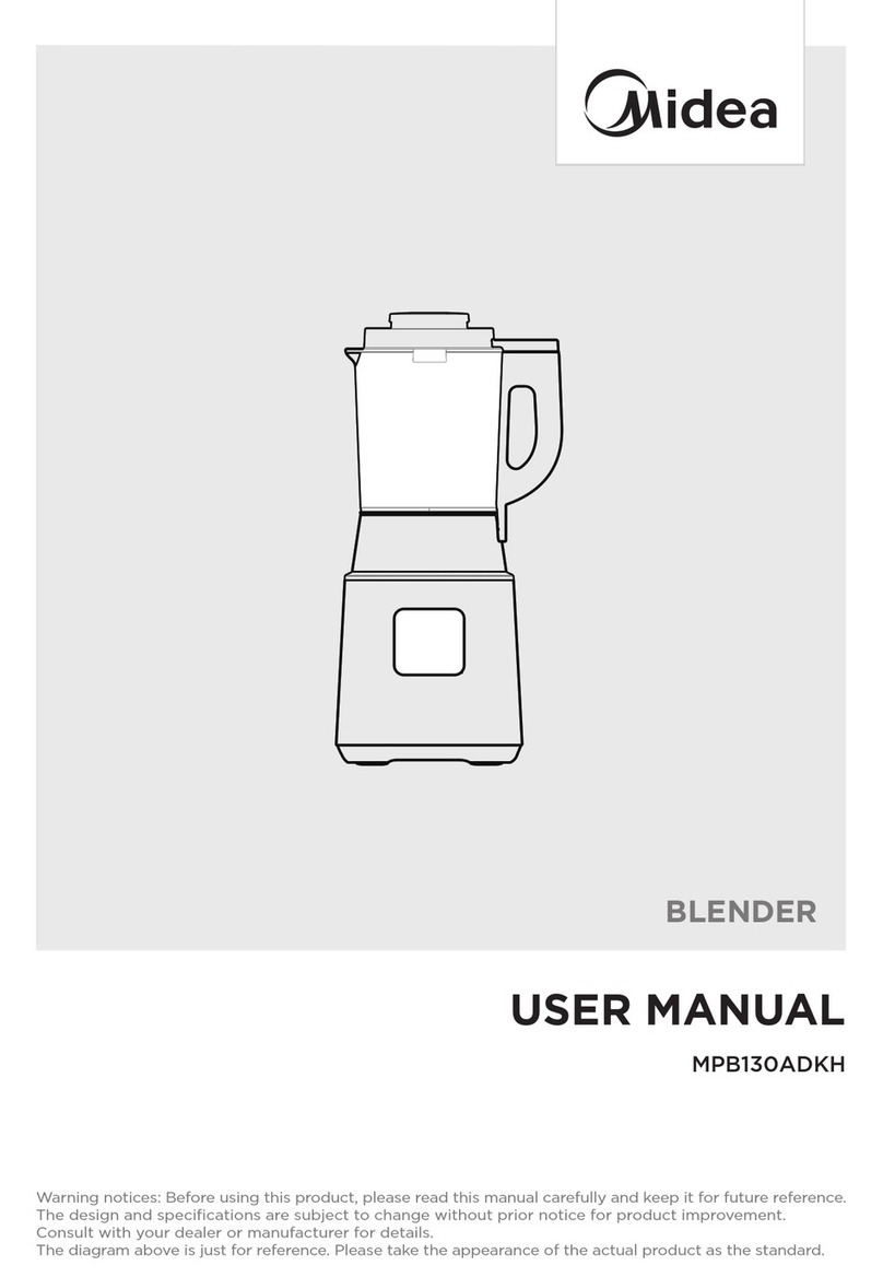 Midea MPB130ADKH User manual