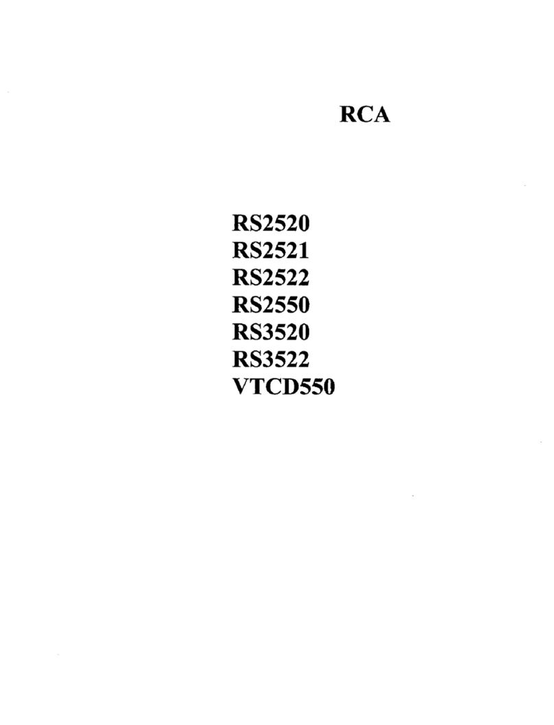 RCA RS2520 User manual