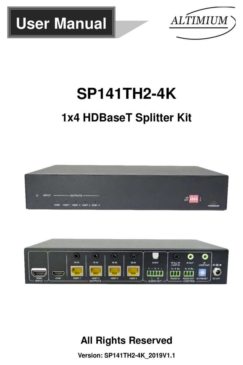 Altimium SP141TH2-4K user manual