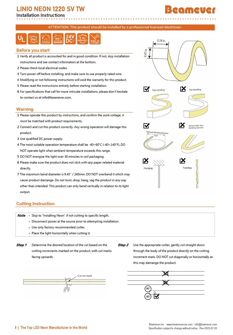 Beamever LINIO NEON 1220 SV TW User manual