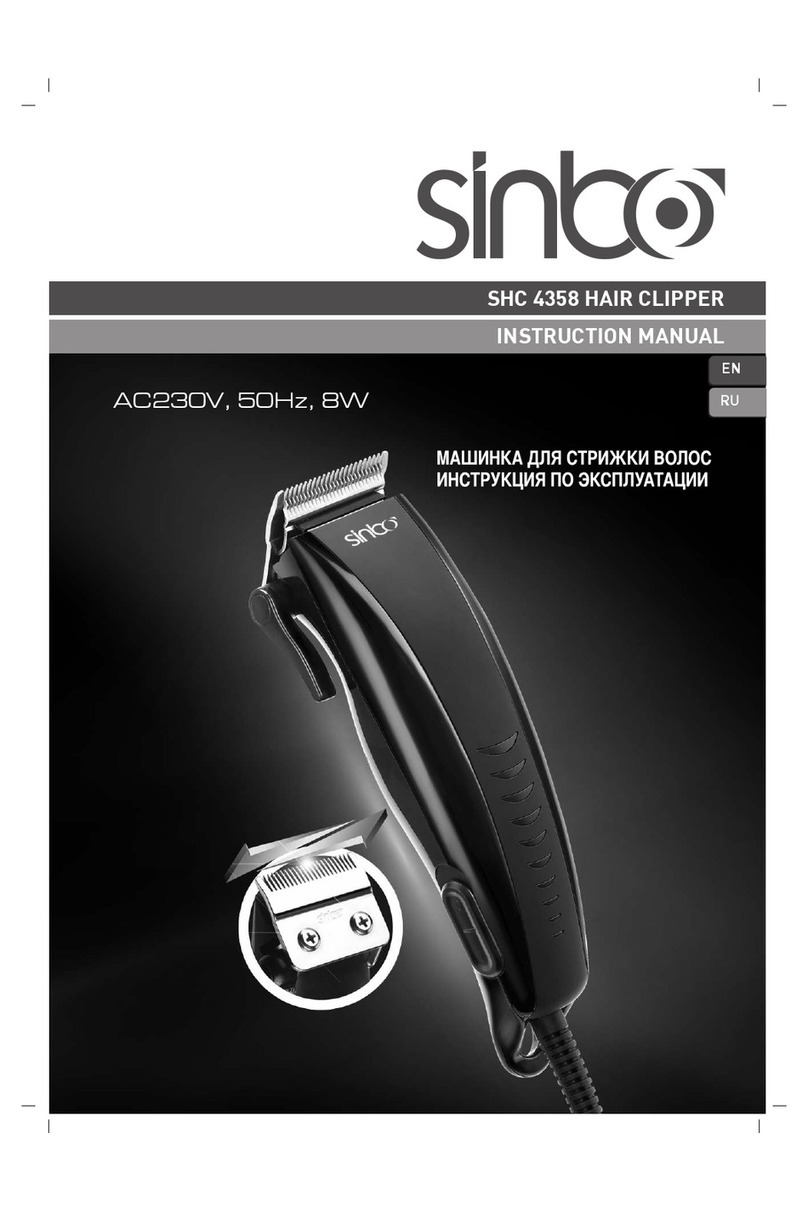 Sinbo SHC 4358 instruction manual