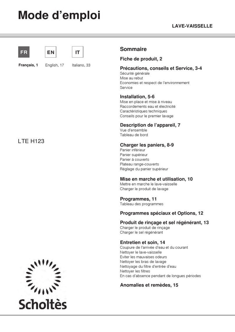SCHOLTES LTE H123 User manual