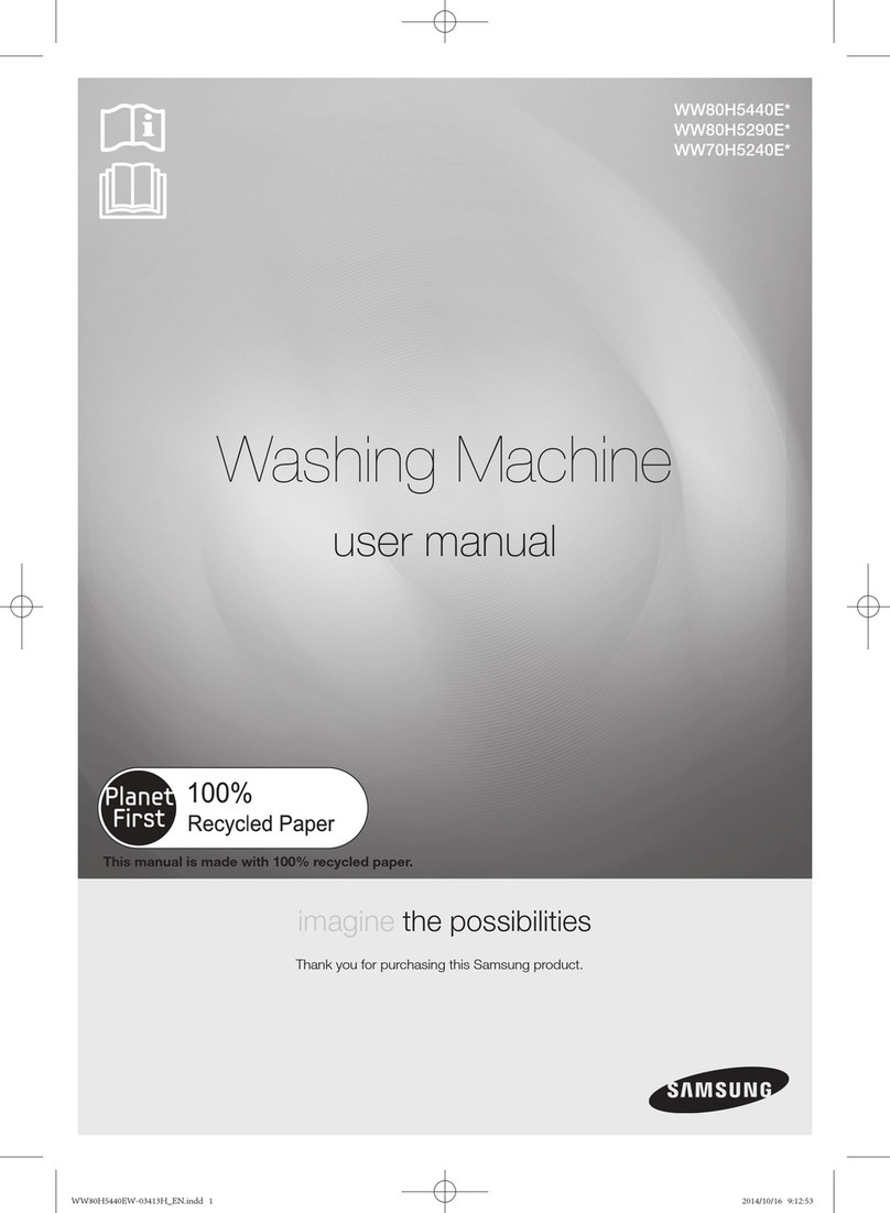 Samsung WW80H5440E Series user manual