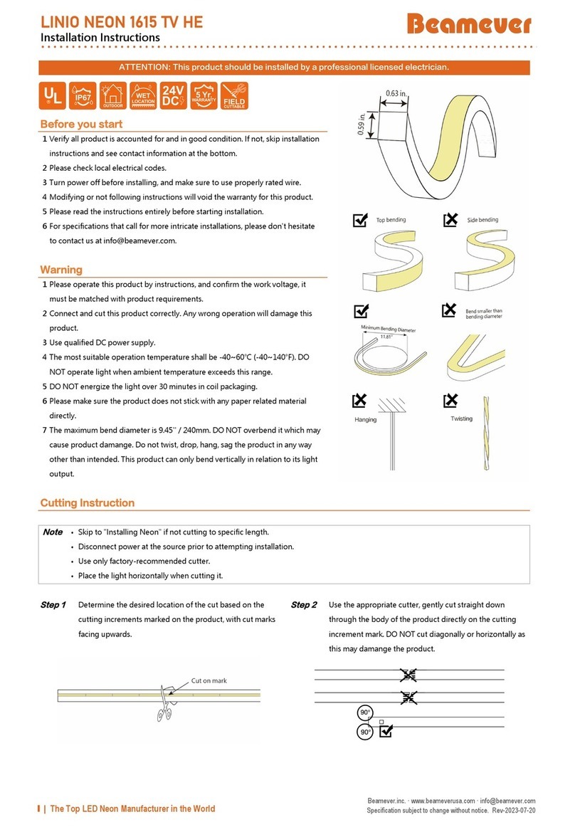 Beamever LINIO NEON 1615 TV HE User manual Beamever LINIO NEON 1615 TV HE User manual