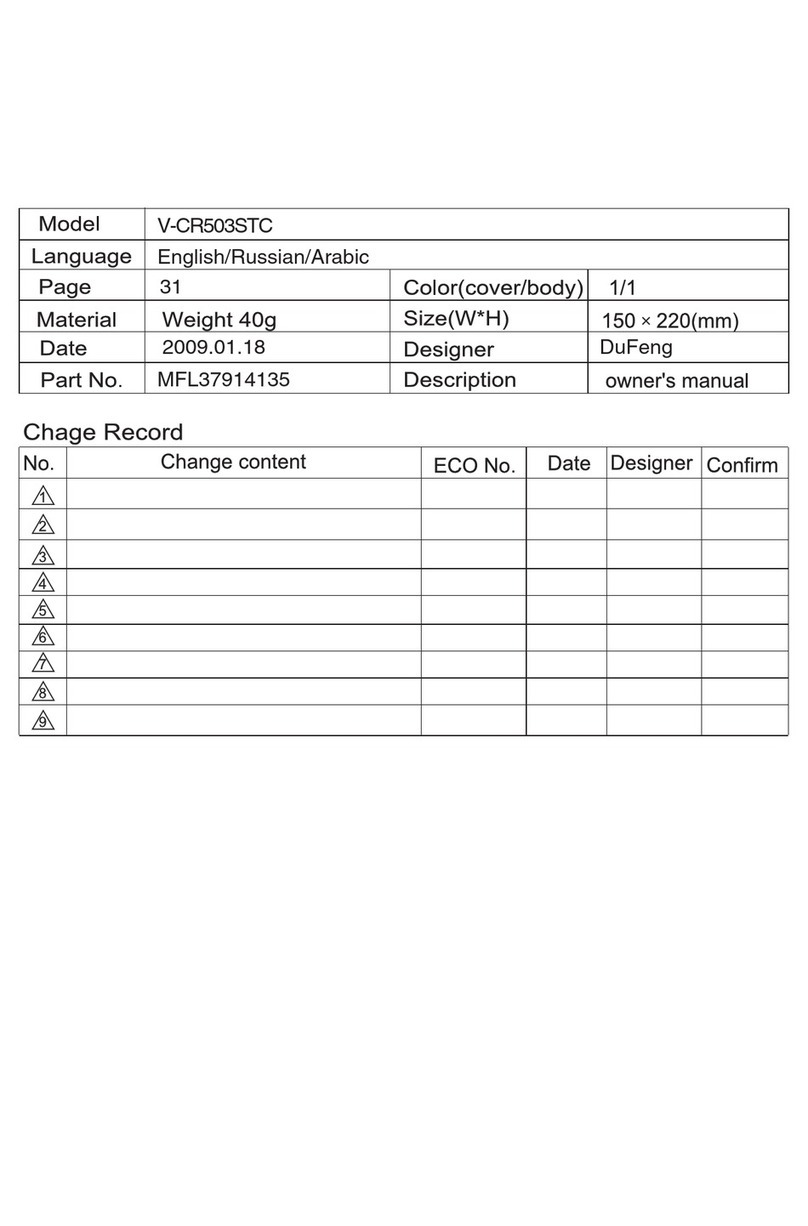 LG V-CR503STC manual