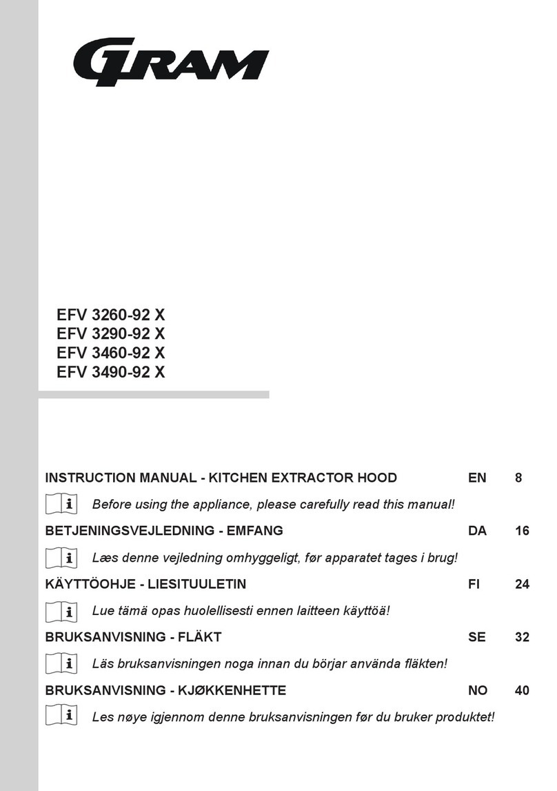 Gram EFV 3260-92 X instruction manual