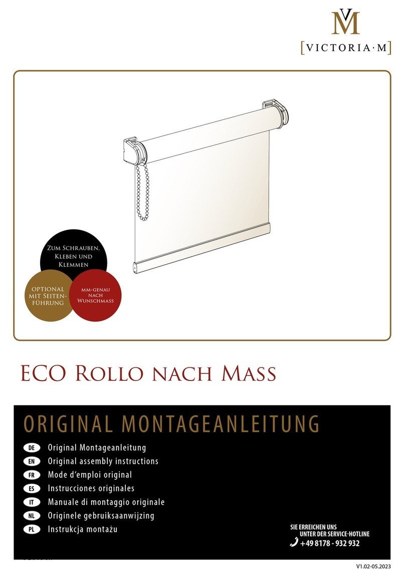 Victoria M ECO Rollo Series Assembly instructions