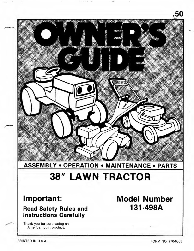 MTD 131-498A User manual