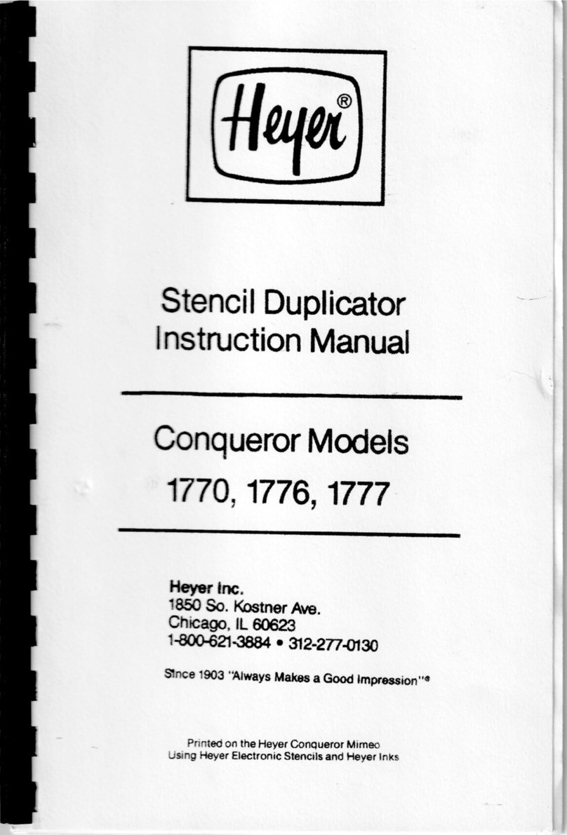 Heyer 1770 User manual