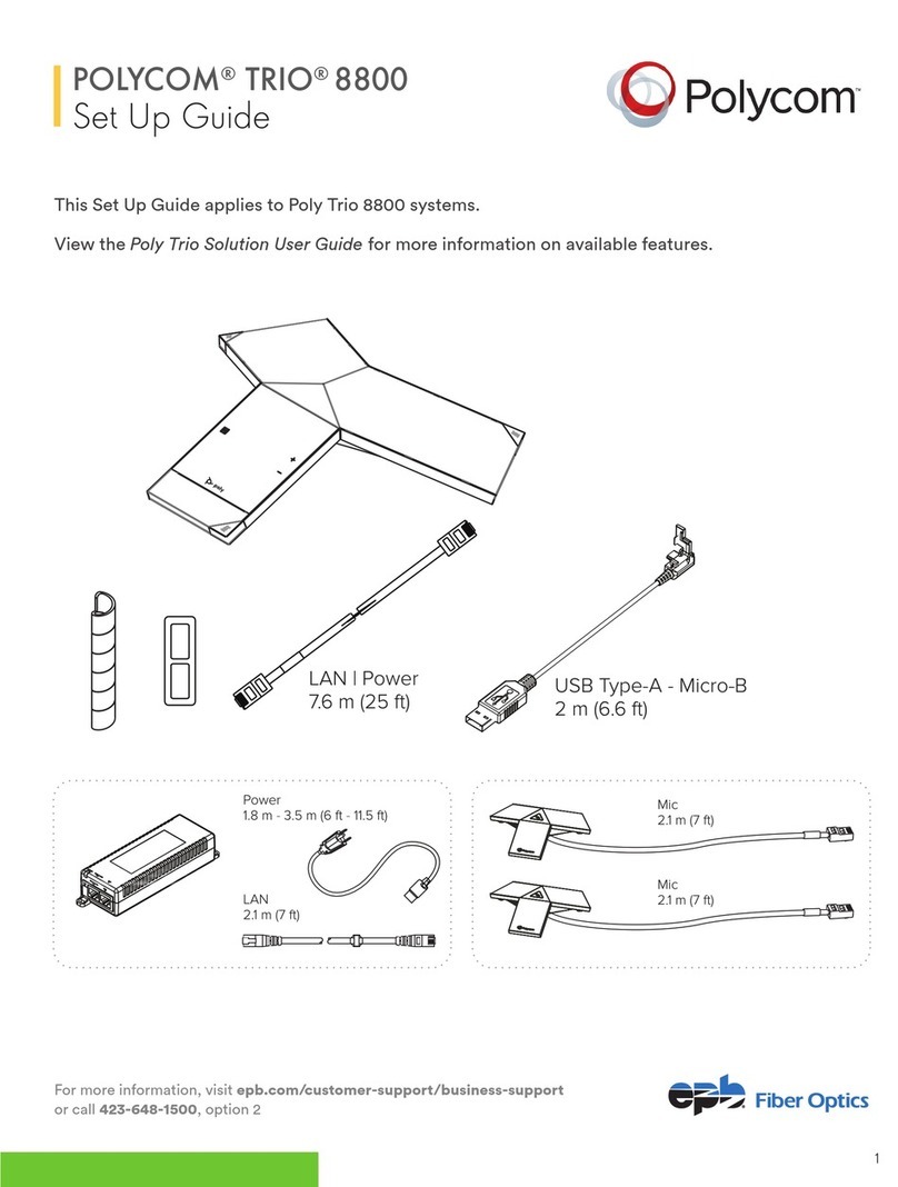 Polycom realpresence trio 8800 User manual