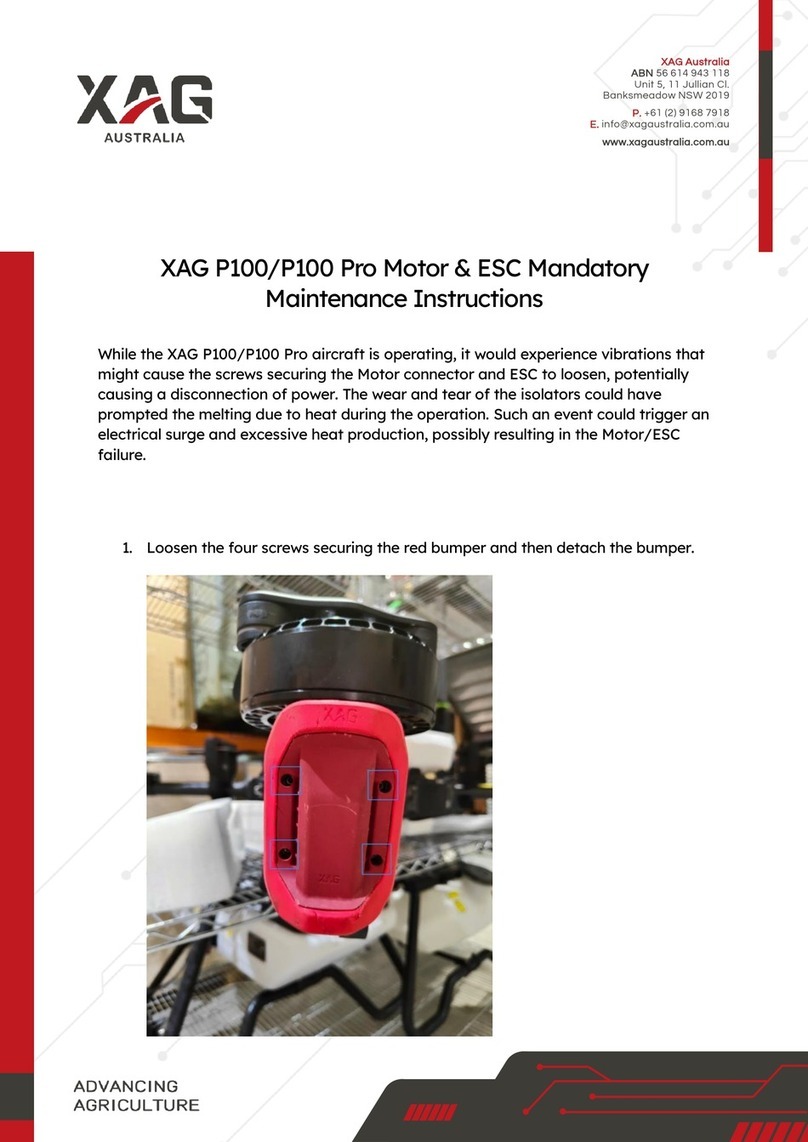 XAG P100 Operating and maintenance instructions