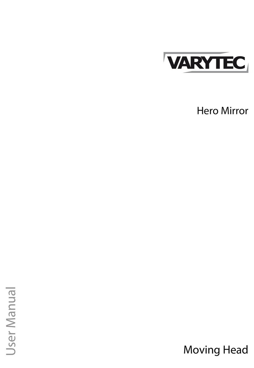 Varytec Hero Mirror Moving Head User manual