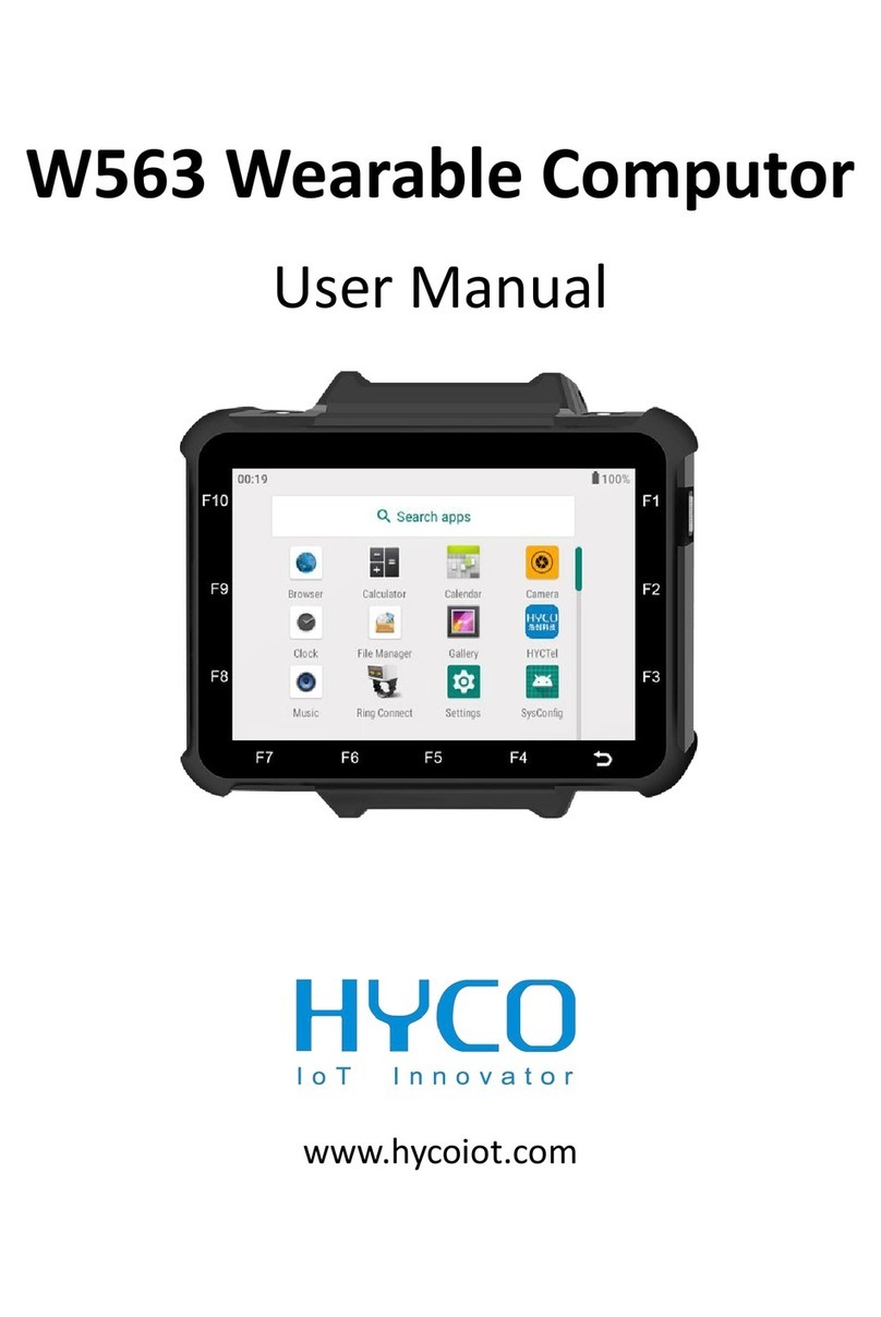 Hyco W563 user manual