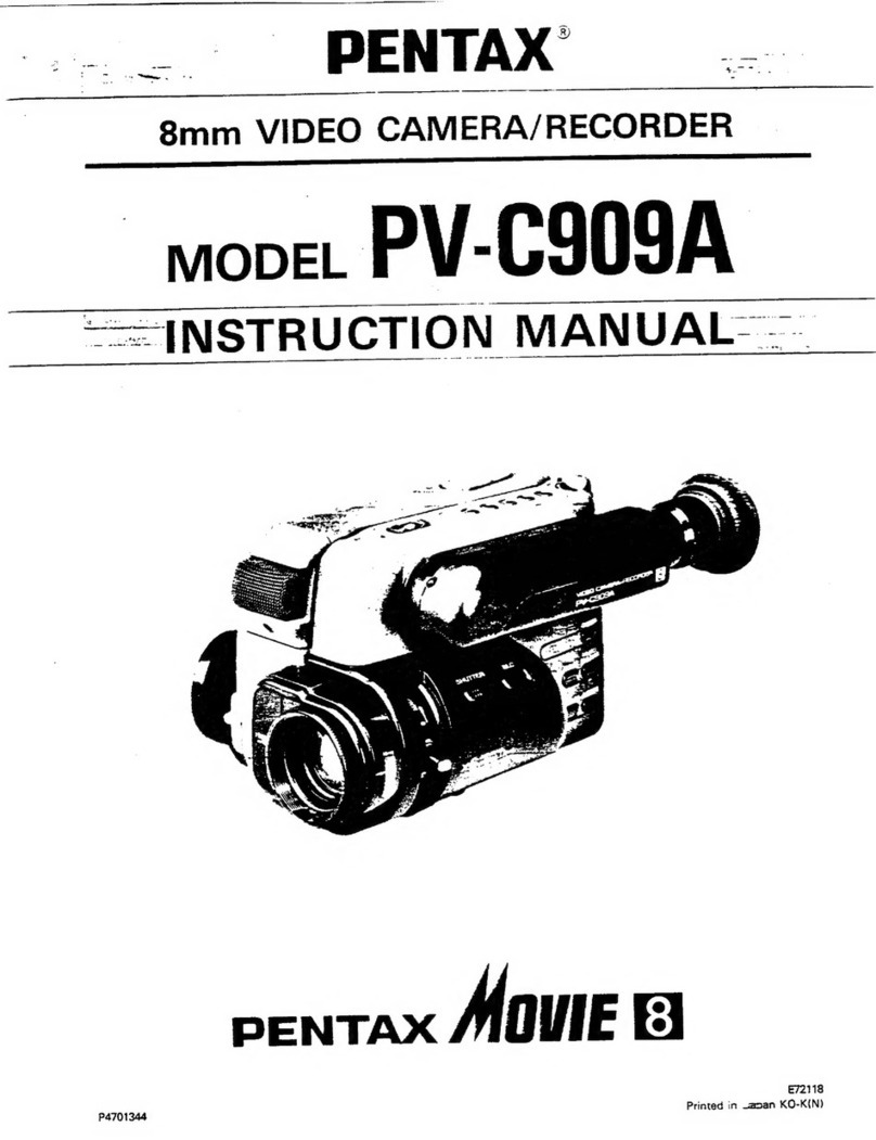 Pentax MOVIE 8 User manual
