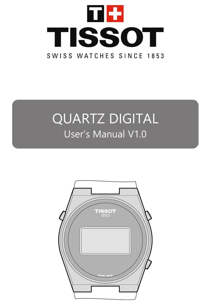 Tissot PRX Digital User manual