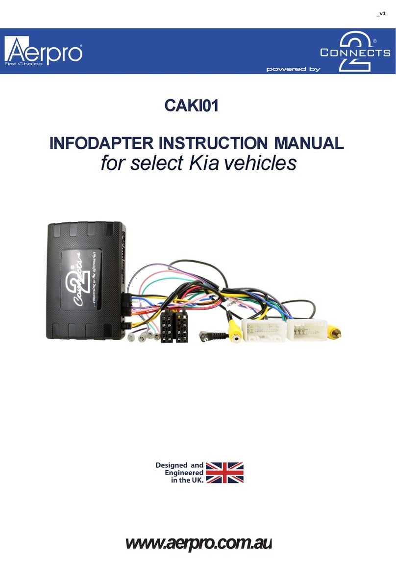 Connects2 Aerpro CAKI01 instruction manual