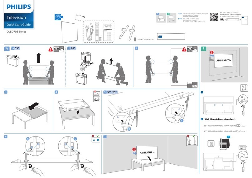 Philips OLED708 Series quick start guide