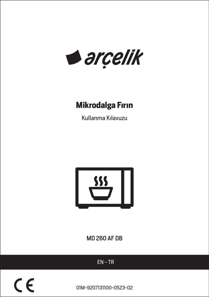 arcelik MD 260 AF DB User manual