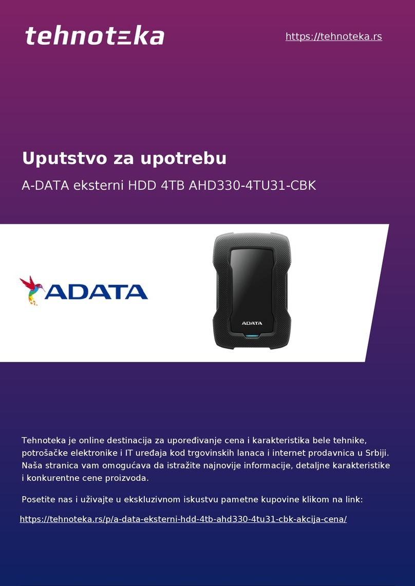 Adata AHD330-4TU31-CBK User manual