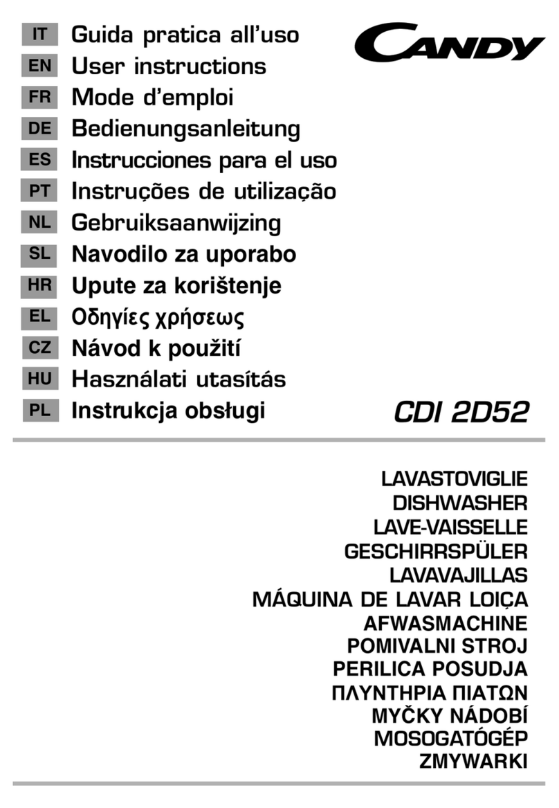Candy CDI 2D52 User manual Candy CDI 2D52 User manual